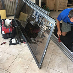 sliding glass door frame repair San Marcos